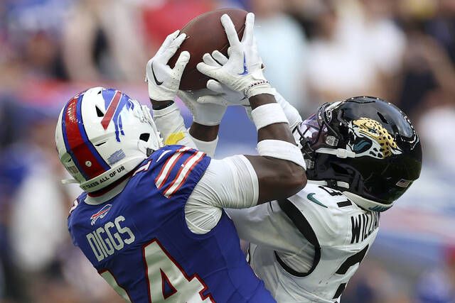 Bills DB Taron Johnson Hauls In First Interception Of Season