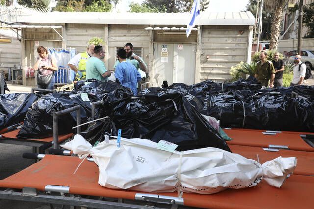 With humanitarian aid blocked at Egyptian border, Gaza draws