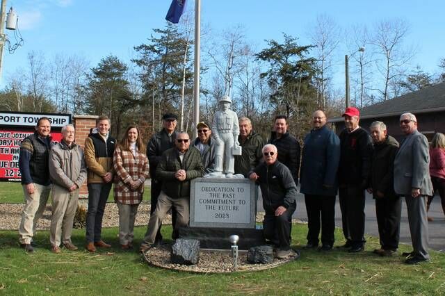 Newport Township dedicates statue honoring area coal miners - The Times Leader