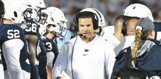 
			
				                                Manny Diaz spent two successful seasons as defensive coordinator at Penn State before landing another head coaching job in the ACC on Thursday night.
                                 Barry Reeger | AP file photo

			
		