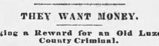 
			
				                                The Evening Leader headline Jan. 13, 1887
 
			
		
