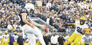 
			
				                                Penn State punter Riley Thompson will be working with new special teams coordinator Justin Lustig, who coached a Ray Guy Award finalist last season.
                                 Barry Reeger | AP file photo

			
		