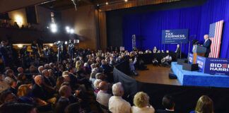 
			
				                                An invitation-only crowd as well as local press and the White House press pool attended a campaign stop at President Joe Biden’s hometown of Scranton on Tuesday.
                                 Tony Callaio | For Times Leader

			
		