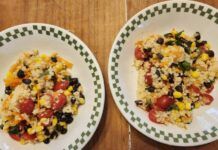 
			
				                                This Millet and Veggie Salad contained cooked millet, fresh tomatoes, corn, black beans, grated carrots and a homemade dressing. 
                                 Mary Therese Biebel | Times Leader

			
		