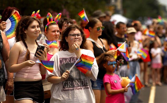 Downtown WB erupts with colors of Pride - Times Leader